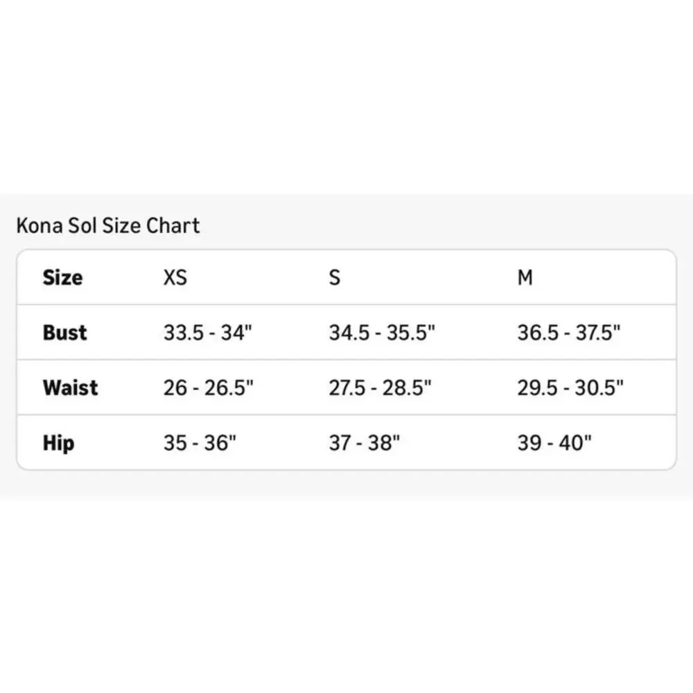 Kona Sol Medium Black and White Striped Bikini Top